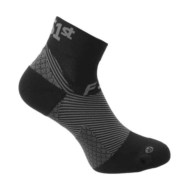 OS1st Men Black Socks Half Length (SKU: 358-4003-11-12)