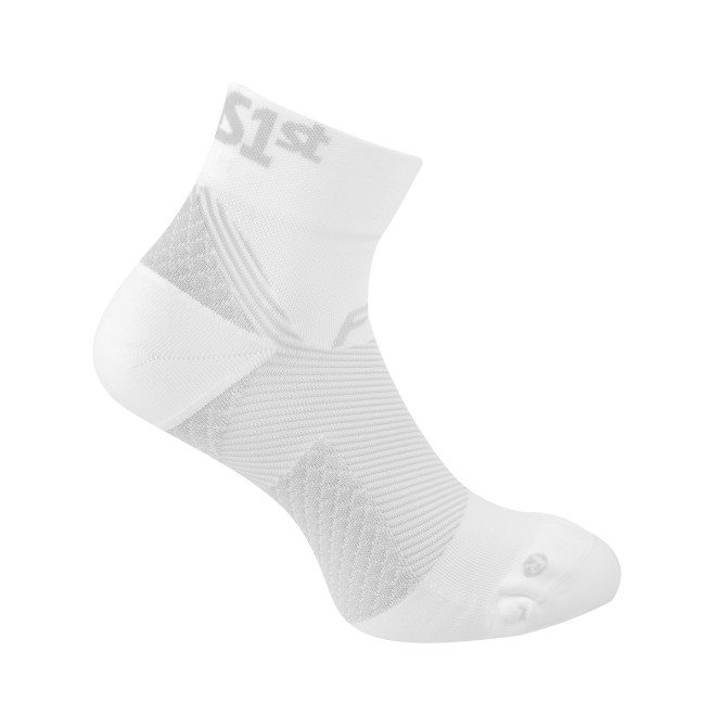 OS1st Men White Socks Half Length (SKU: 358-4003-16-11)