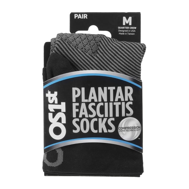 OS1st Men Black Socks Half Length (SKU: 358-4003-11-12)