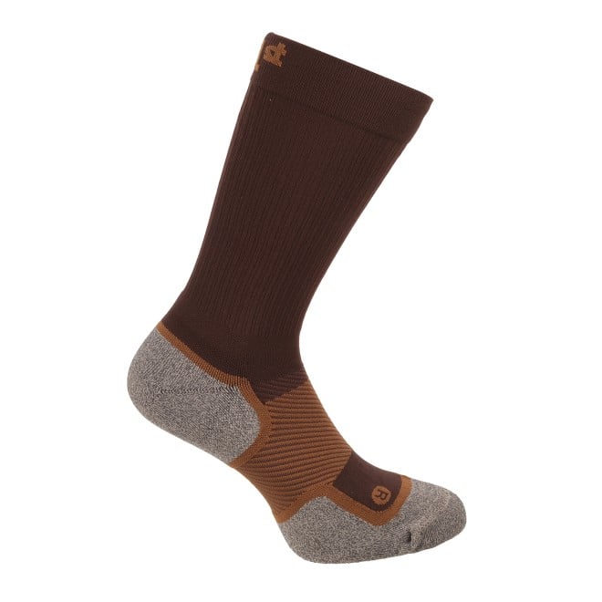 OS1st Men Brown Socks Full Length