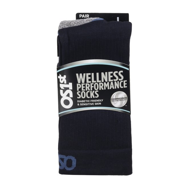 OS1st Men Blue-navy Socks Full Length (SKU: 358-4005-17-11)