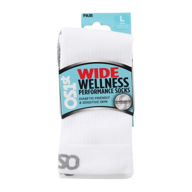 OS1st Men White Socks Full Length (SKU: 358-4006-16-11)