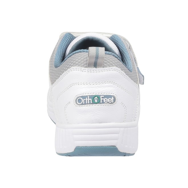 OrthoFeet Men White Sports Sneakers (SKU: 361-5-16-41)