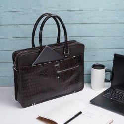 Women Brown Hand Bags Laptop Bags