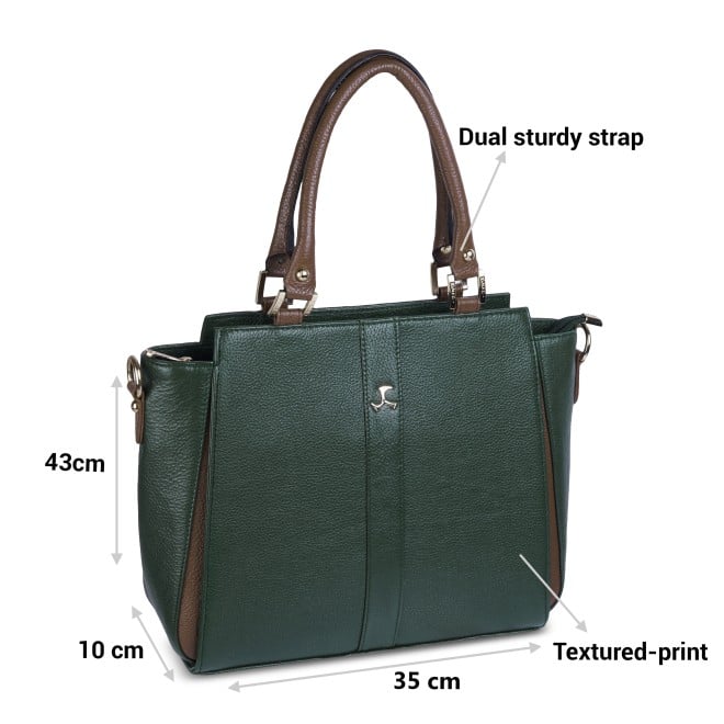 Mochi Women Olive Hand Bags Satchel Bags (SKU: 37-37-49-10)