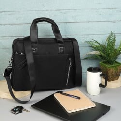 Women Black Hand Bags Laptop Bags