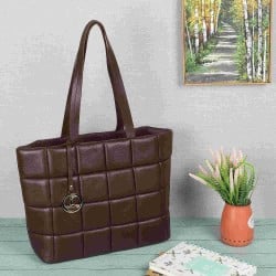 Women Brown Casual Tote Bag