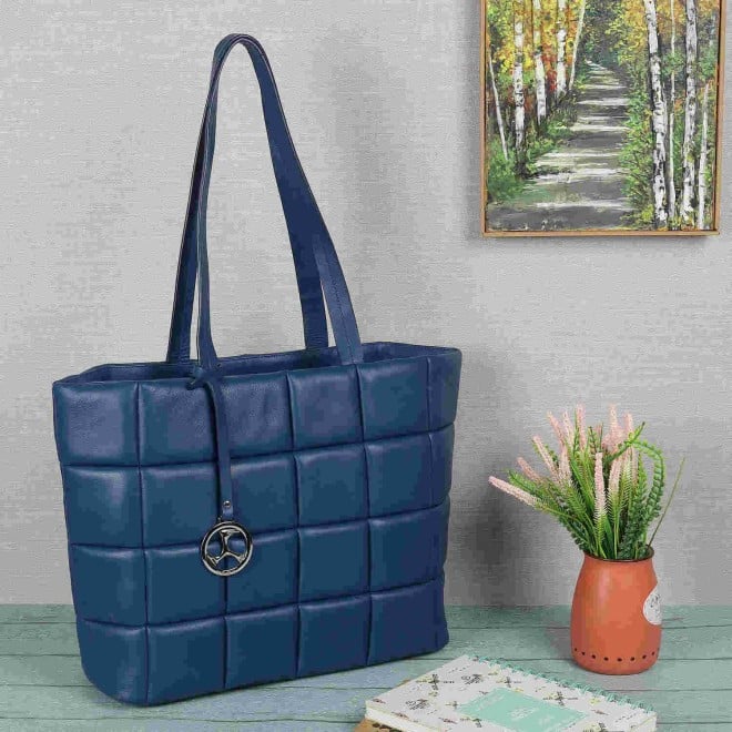 Mochi Women Blue Casual Tote Bag (SKU: 37-40-45-10)