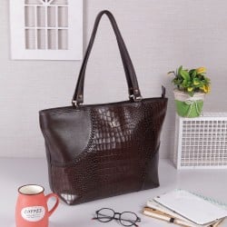 Women Brown Hand Bags Tote bag