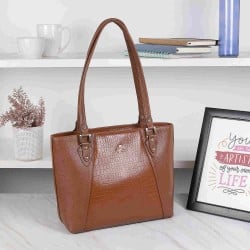 Women Tan Formal Tote Bag