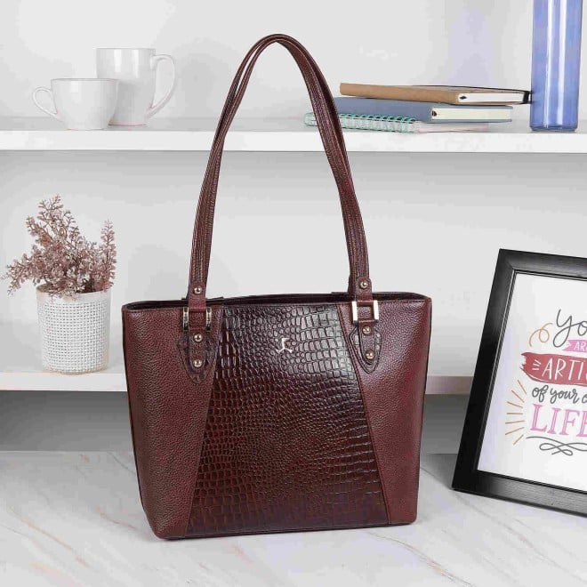 Mochi Women Brown Formal Tote Bag (SKU: 37-46-12-10)