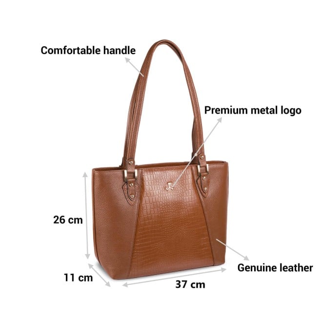 Mochi Women Tan Formal Tote Bag (SKU: 37-46-23-10)