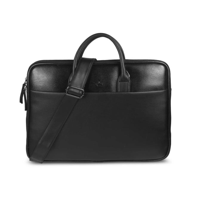 Mochi Unisex  Black Formal Laptop Bags (SKU: 37-48-11-10)