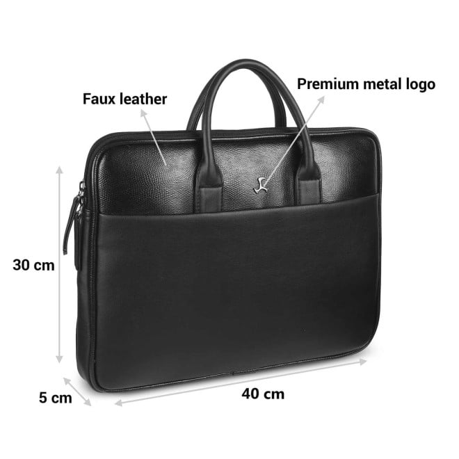 Mochi Unisex  Black Formal Laptop Bags (SKU: 37-48-11-10)