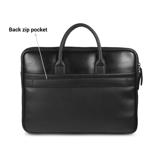 Mochi Unisex  Black Formal Laptop Bags (SKU: 37-48-11-10)