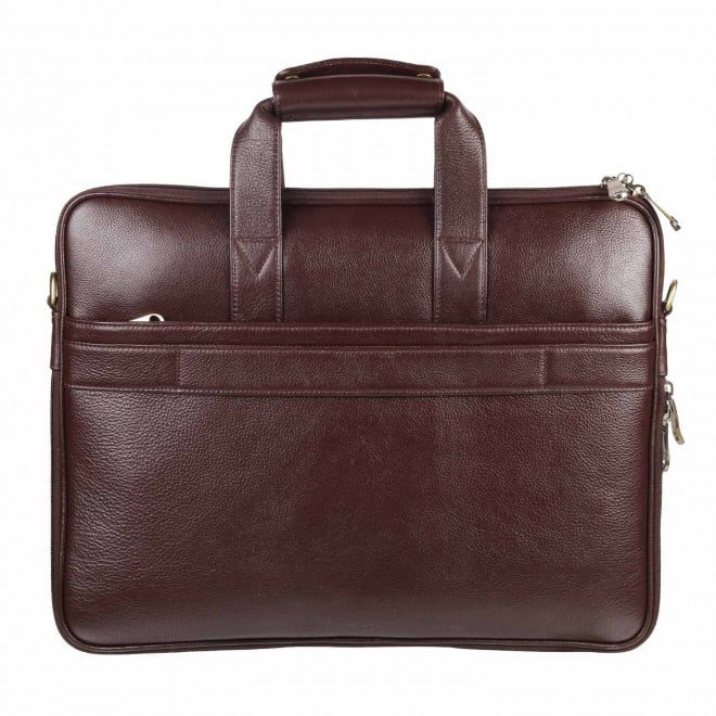 Mochi Men Brown Leather Bag (SKU: 37-4840-12-10)