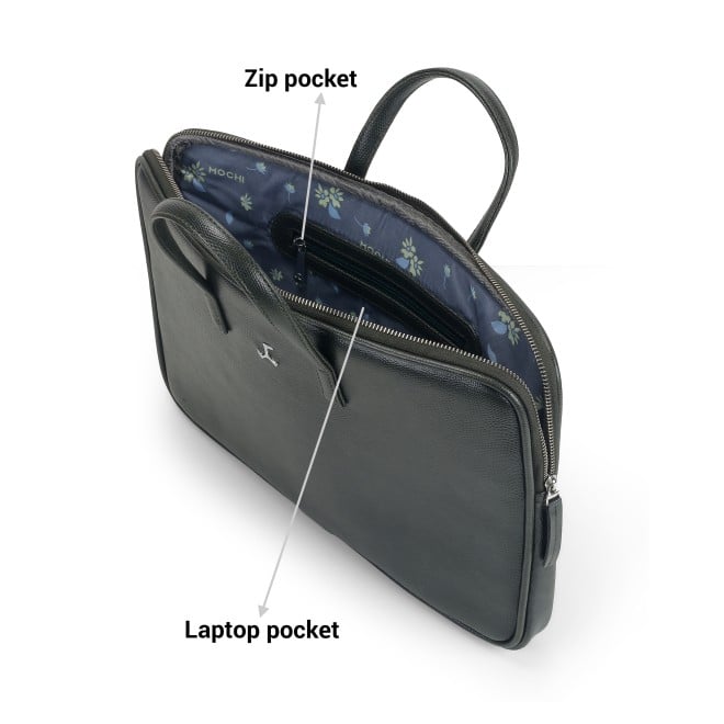 Mochi Women Green Hand Bags Laptop Bags (SKU: 37-55-21-10)