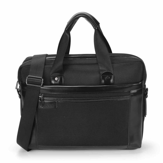 Mochi Unisex Adults Black Casual Laptop Bags (SKU: 37-58-11-10)