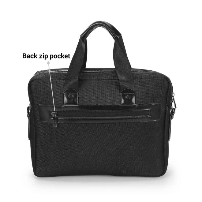 Mochi Unisex Adults Black Casual Laptop Bags (SKU: 37-58-11-10)