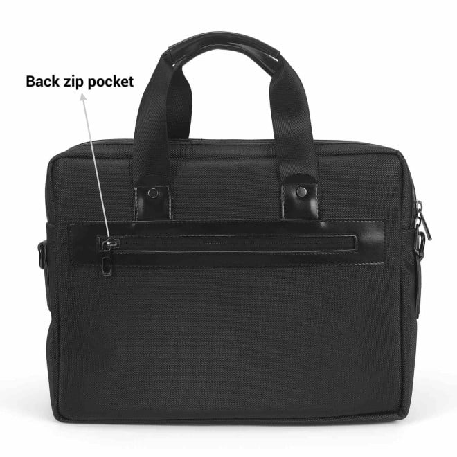 Mochi Unisex Adults Black Casual Laptop Bags (SKU: 37-59-11-10)