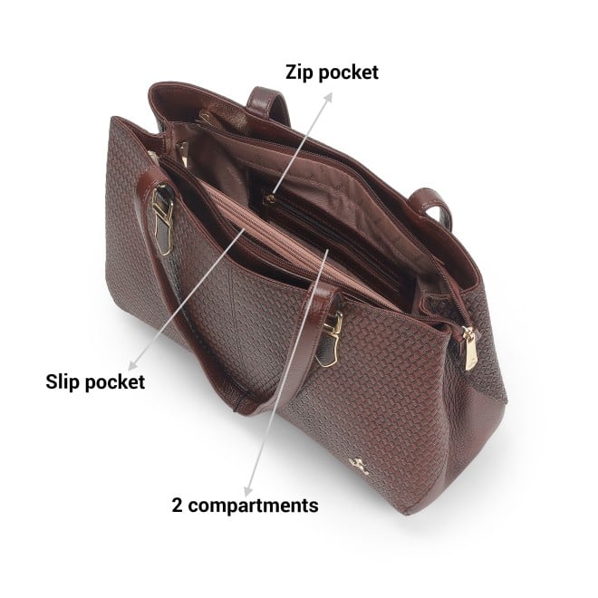 Mochi Women Brown Hand Bags Shoulder Bag (SKU: 37-62-12-10)
