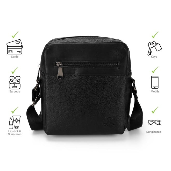 Mochi Women Black Sling Bag (SKU: 37-66-11-10)