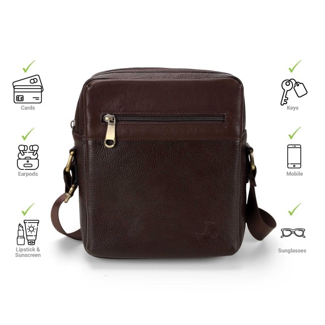 Mochi Women Brown Sling Bag (SKU: 37-66-12-10)