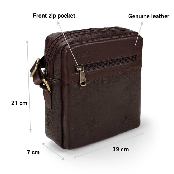 Mochi Women Brown Sling Bag (SKU: 37-66-12-10)