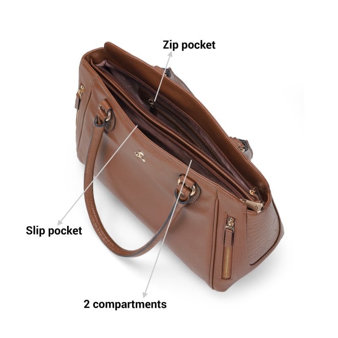 Mochi Women Tan Hand Bags Shoulder Bag (SKU: 37-68-23-10)