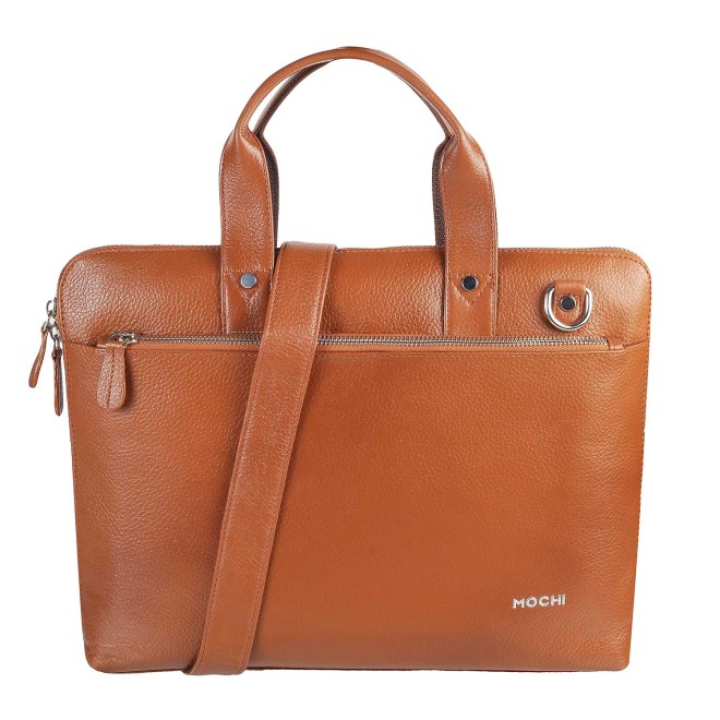 Mochi Men Tan Leather Bag (SKU: 37-7723-23-10)