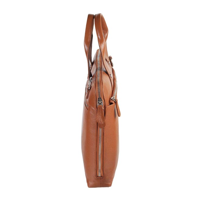 Mochi Men Tan Leather Bag (SKU: 37-7723-23-10)