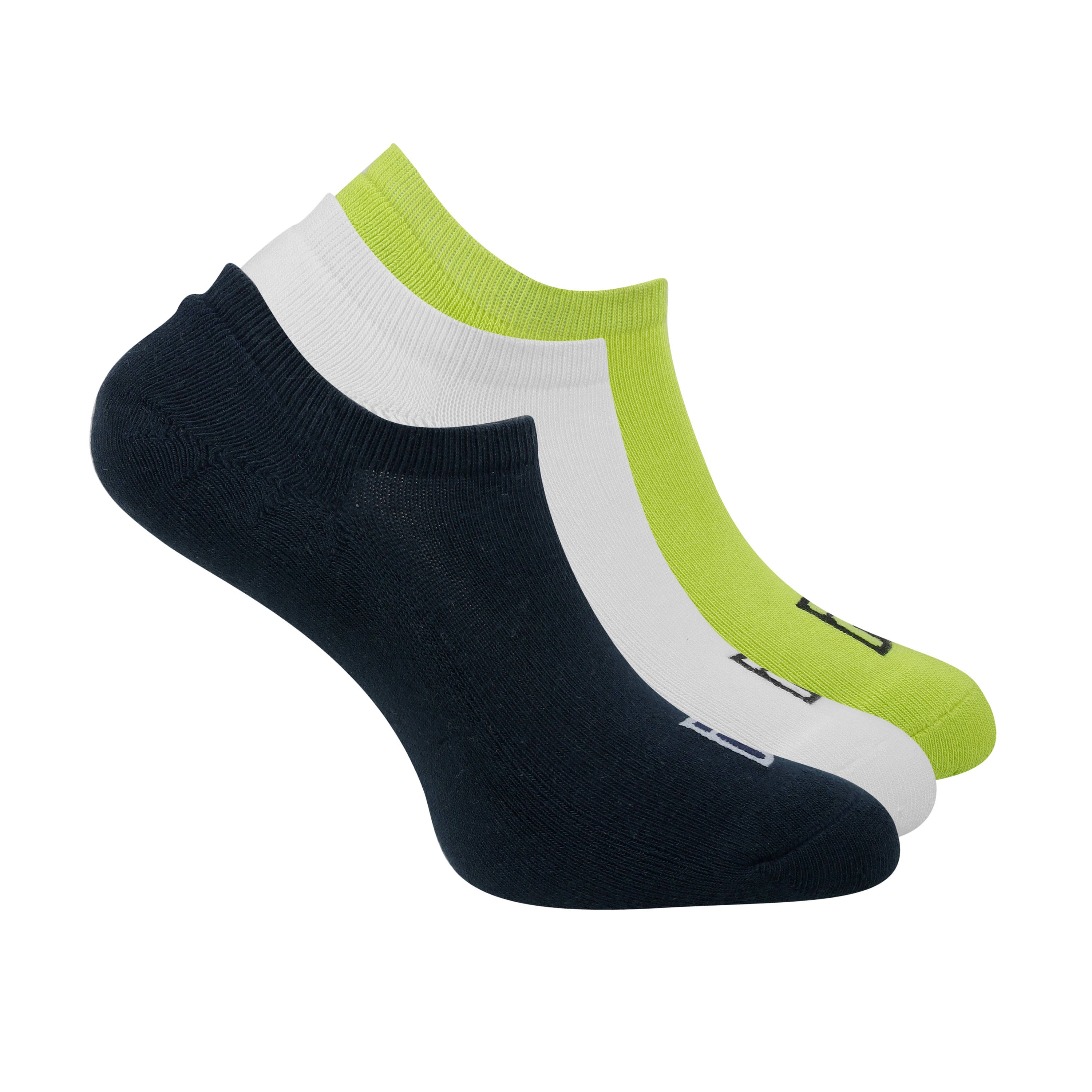 Fila Men Navy Loafer Socks Pack Of 3 (SKU: 374-130025375-2323-10)