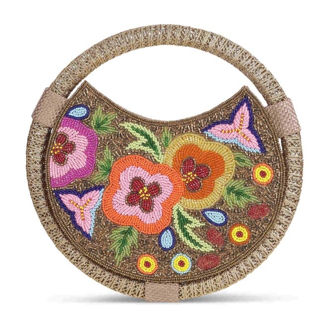 Mochi Women Antique Gold Ethnic-Wedding Clutches (SKU: 38-102-28-10)