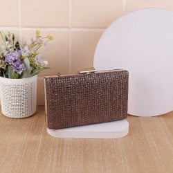 Women Bronze Hand Bags Clutches