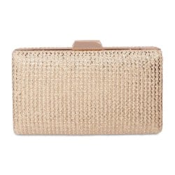 Women Gold Hand Bags Clutches