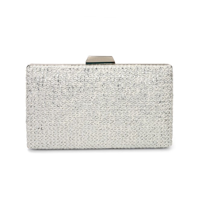 Mochi Women White Hand Bags Clutches (SKU: 38-114-16-10)