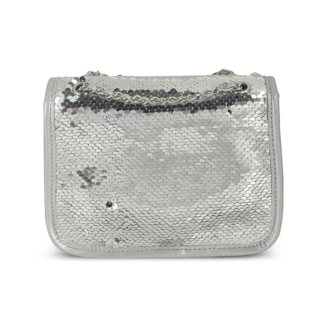 Mochi Women Silver Ethnic-Wedding Sling Bag (SKU: 38-121-27-10)