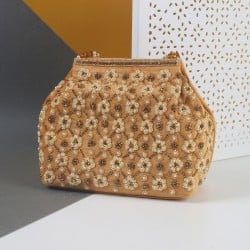 Women Gold Hand Bags Potlis