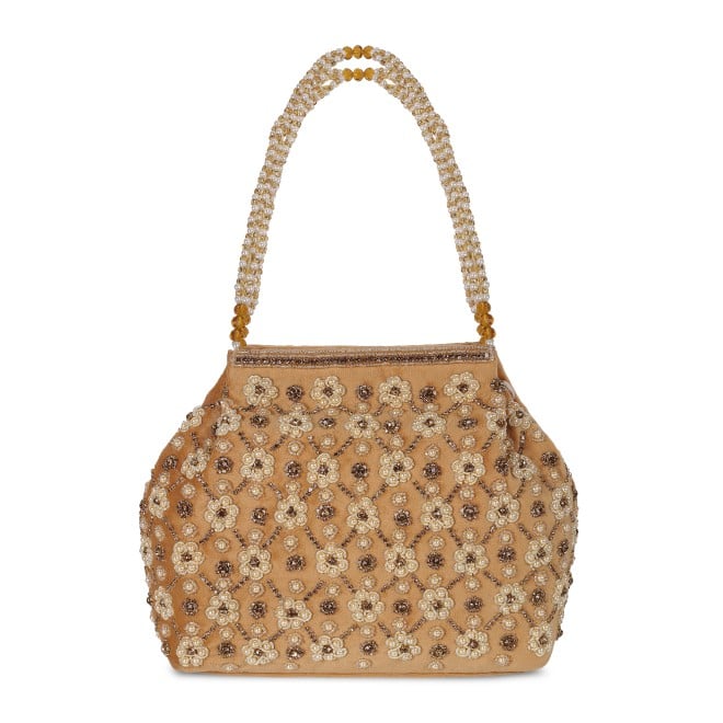 Mochi Women Gold Hand Bags Potlis