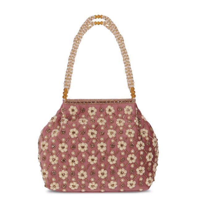 Mochi Women Pink Hand Bags Potlis