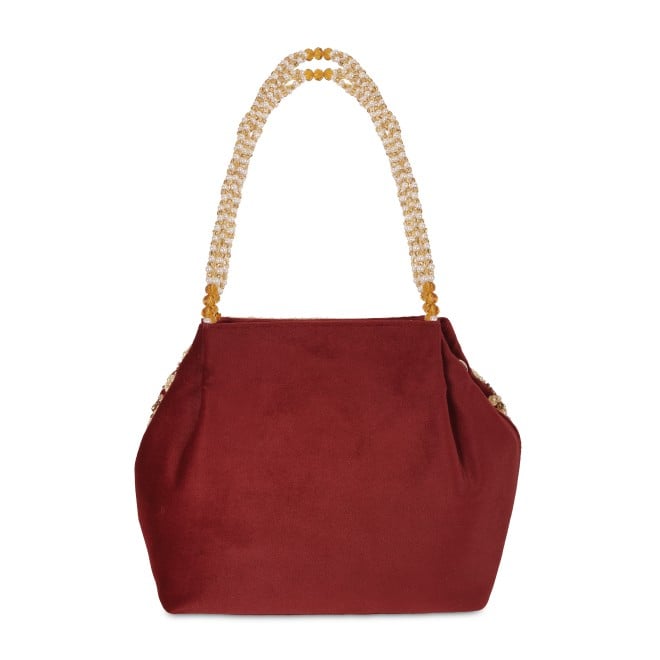 Mochi Women Maroon Hand Bags Potlis (SKU: 38-125-44-10)