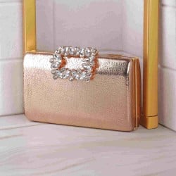 Women Rose Gold Party-Fashion Clutches