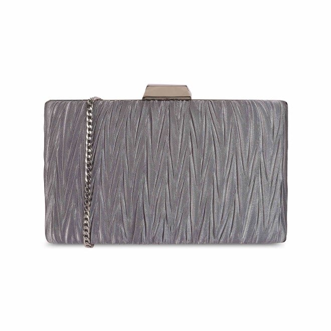 Mochi Women Grey Party-Fashion Clutches (SKU: 38-128-14-10)