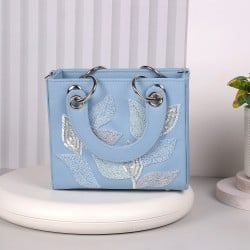 Women Blue Hand Bags Satchel Bags