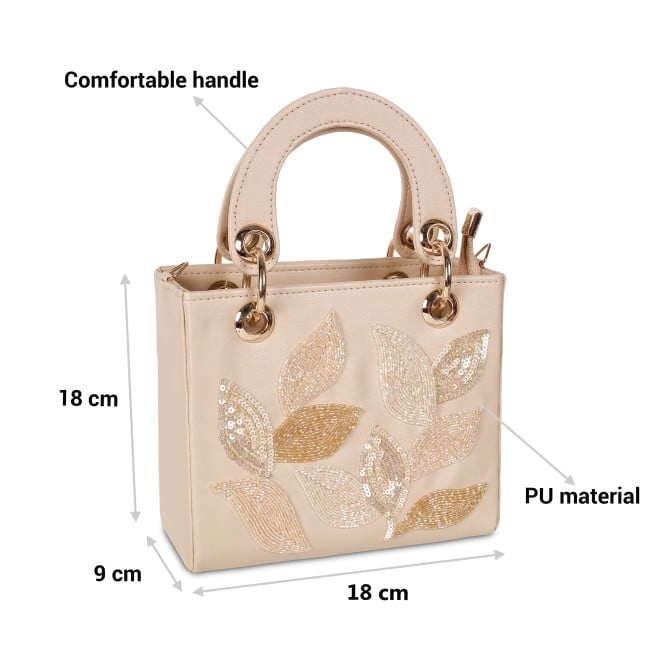 Mochi Women Beige Hand Bags Satchel Bags (SKU: 38-129-20-10)