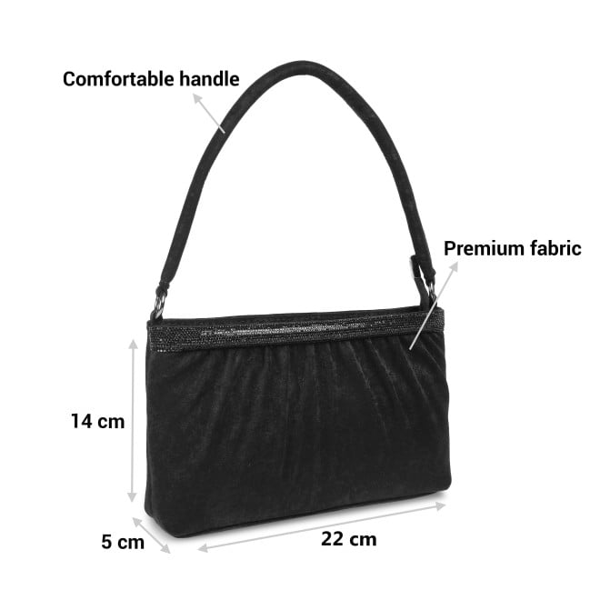 Mochi Women Black Hand Bags Shoulder Bag (SKU: 38-136-11-10)