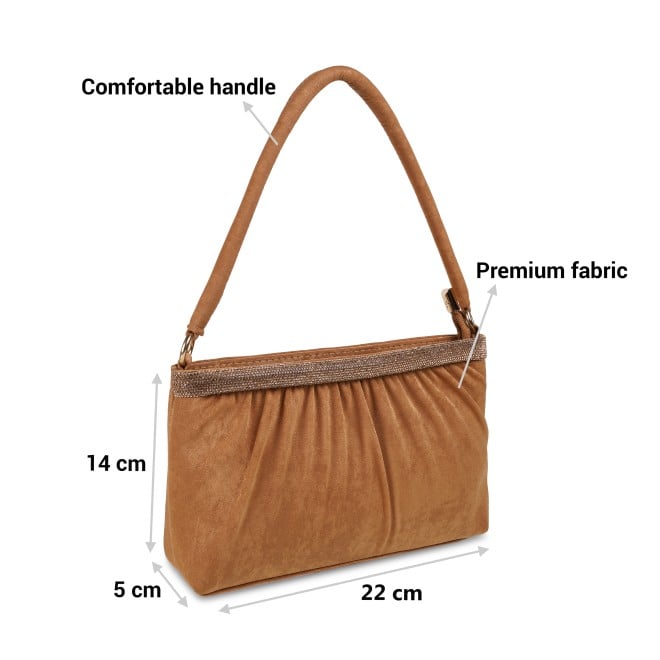 Mochi Women Tan Hand Bags Shoulder Bag (SKU: 38-136-23-10)