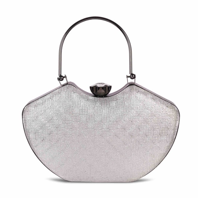 Mochi Women Silver Party-Fashion Clutches (SKU: 38-137-27-10)