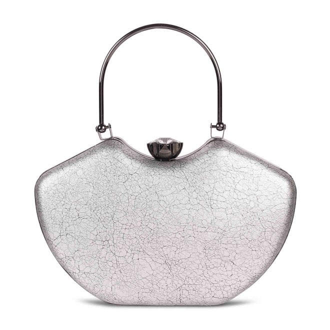 Mochi Women Silver Party-Fashion Clutches (SKU: 38-140-27-10)