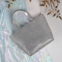 Women Silver Ethnic-Wedding Sling Bag